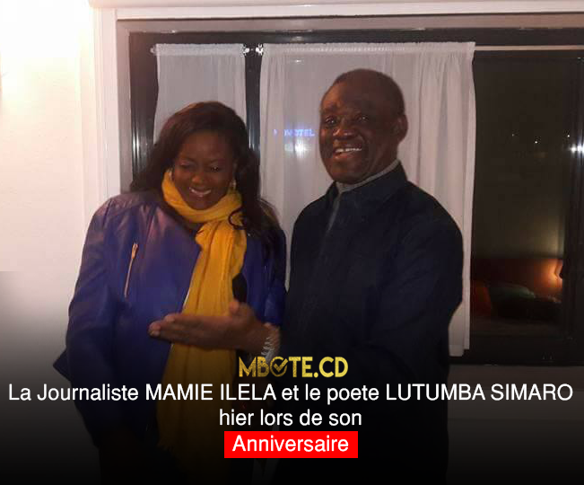 Le poète Lutumba Simaro reçoit MAMIE ILELA pour son anniversaire