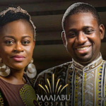 Le couple Athoms et Nadège Mbuma