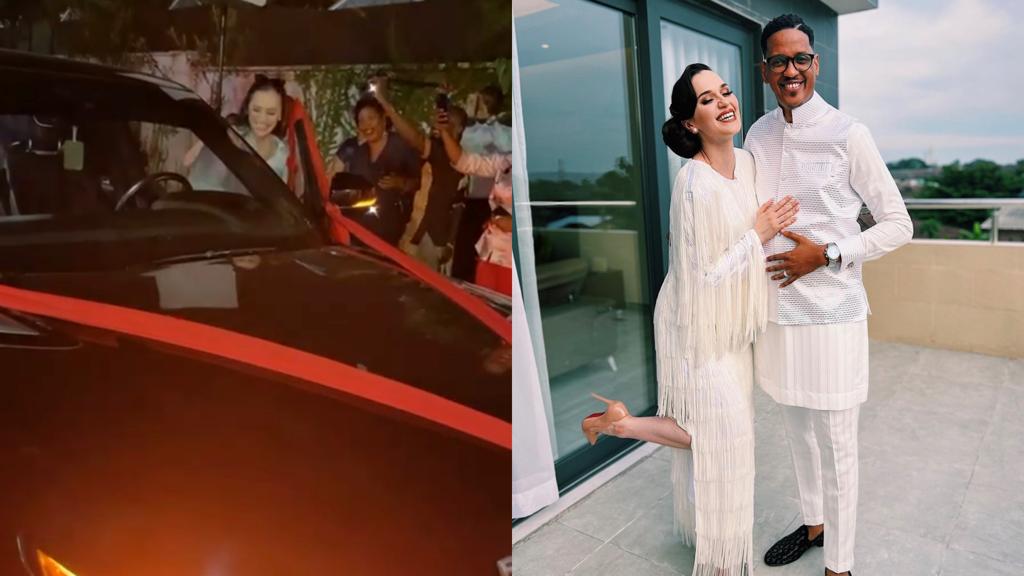Prophète Joel Francis Tatu offre une Range Rover à sa femme Simiane pour son anniversaire