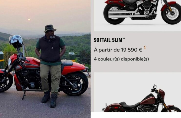 Joseph Kabila Softail-Slim Harley Davidson