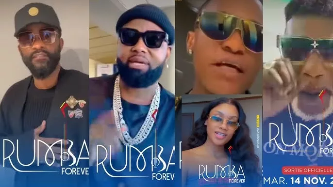 Rumba Forever dévoilée, le projet musical qui célèbre la rumba congolaise avec Fally Ipupa, Ferre Gola, Koffi Olomide, J…