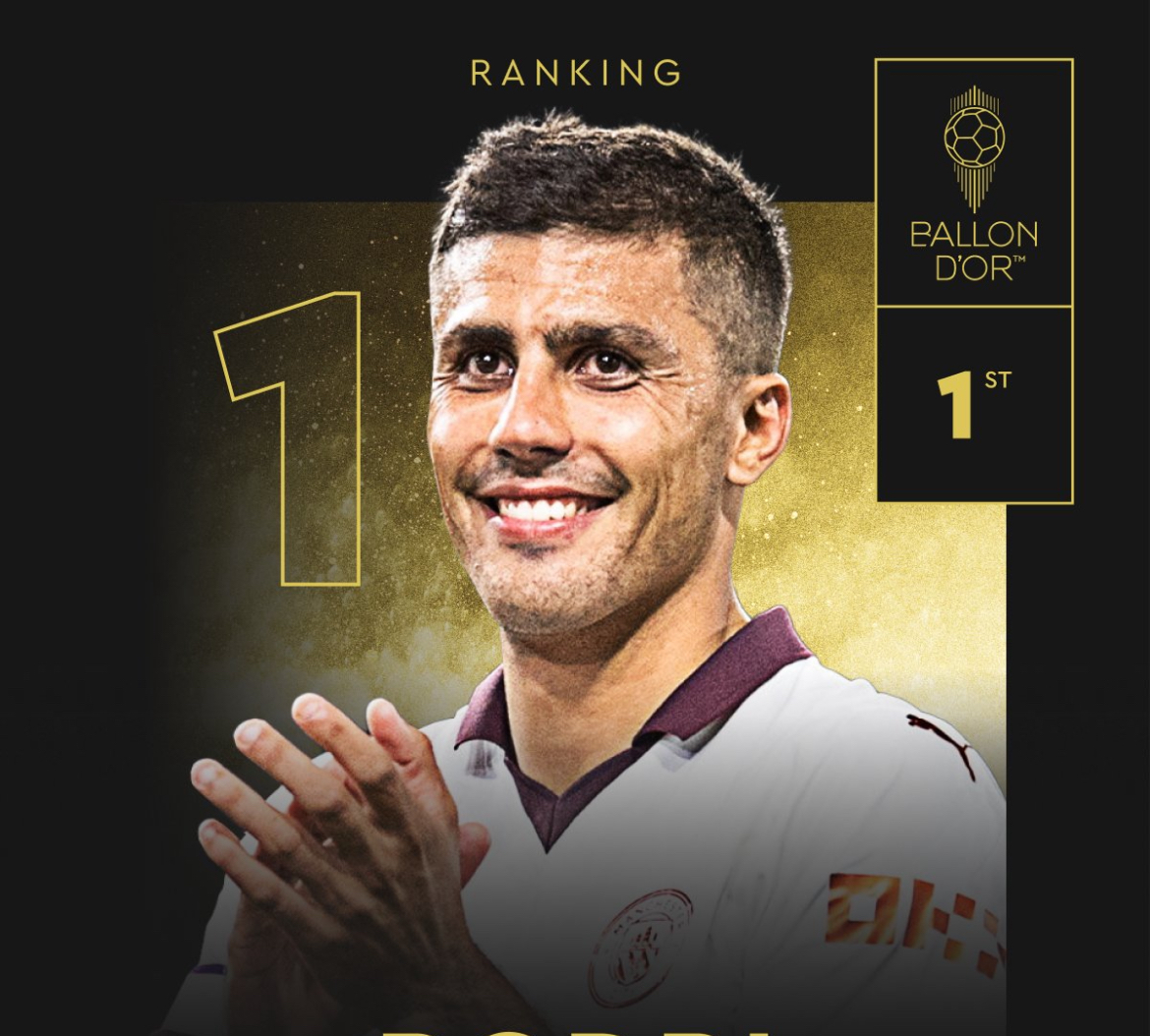 Ballon d’Or 2024: Rodri, the new king of world football – Mbote